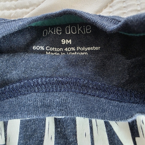 🔥5 FOR $25🔥Okie Dokie "Happiness Is Being With Grandma" Tshirt 9M - Picture 3 of 4